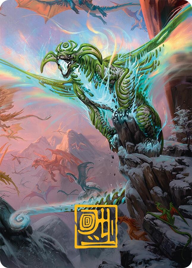 Ureni of the Unwritten Art Card (51/54) (Gold-Stamped Signature) [Tarkir: Dragonstorm Art Series] | Cracking-Singles