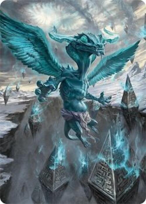 Ugin, Eye of the Storms Art Card (47/54) [Tarkir: Dragonstorm Art Series] | Cracking-Singles