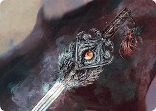 Dragonfire Blade Art Card (40/54) [Tarkir: Dragonstorm Art Series] | Cracking-Singles
