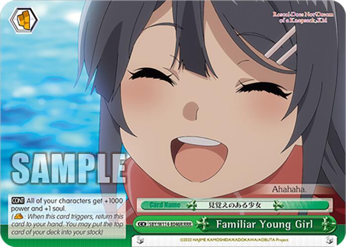Familiar Young Girl (SBY/W114-E046R RRR) [Rascal Does Not Dream Series] | Cracking-Singles