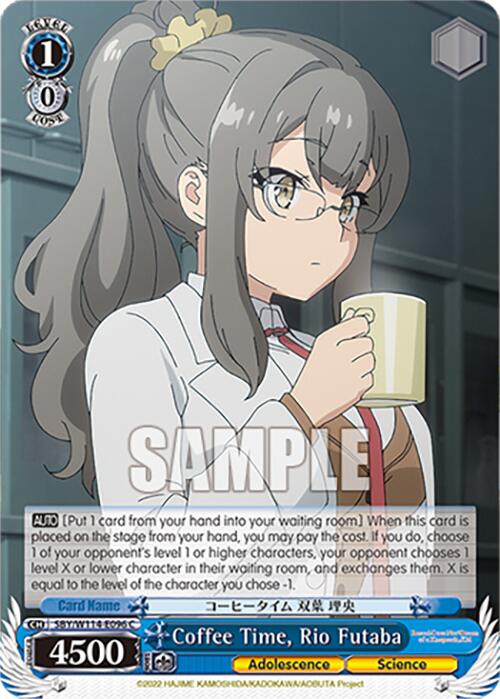 Coffee Time, Rio Futaba (SBY/W114-E096 C) [Rascal Does Not Dream Series] | Cracking-Singles