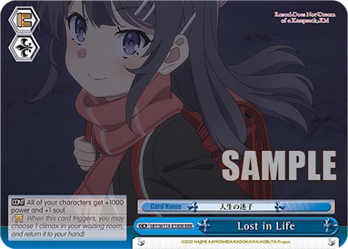 Lost in Life (SBY/W114-E100 CR) [Rascal Does Not Dream Series] | Cracking-Singles