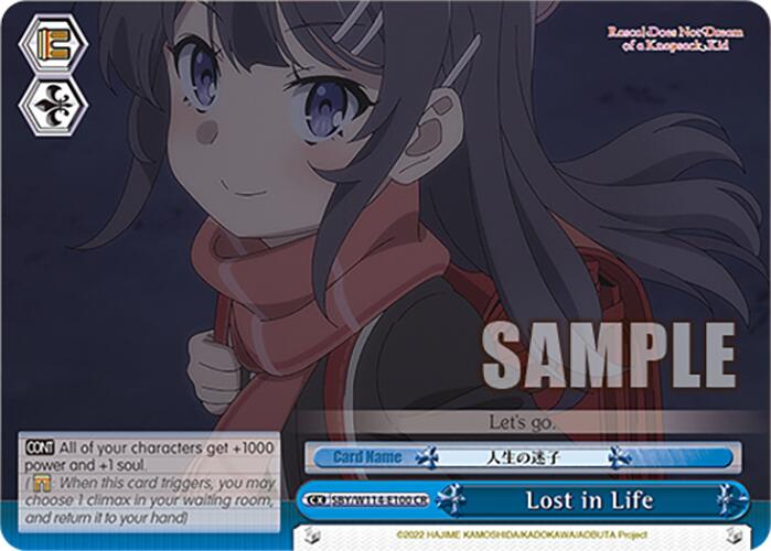 Lost in Life (SBY/W114-E100R RRR) [Rascal Does Not Dream Series] | Cracking-Singles