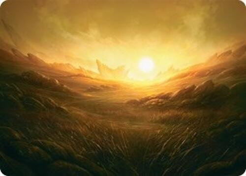 Plains Art Card (31/54) [Tarkir: Dragonstorm Art Series] | Cracking-Singles