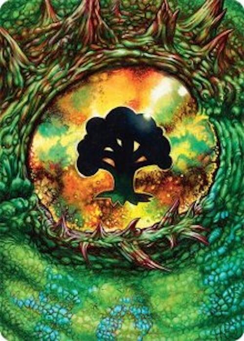 Forest Art Card (32/54) [Tarkir: Dragonstorm Art Series] | Cracking-Singles