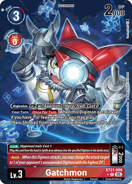 Gatchmon [BT21-009] (Alternate Art) [World Convergence] | Cracking-Singles