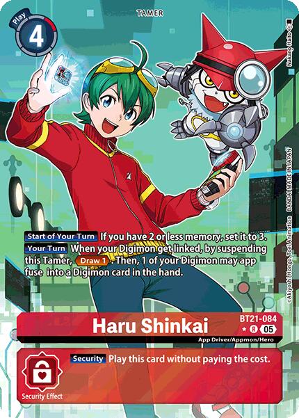 Haru Shinkai [BT21-084] (Alternate Art) [World Convergence] | Cracking-Singles