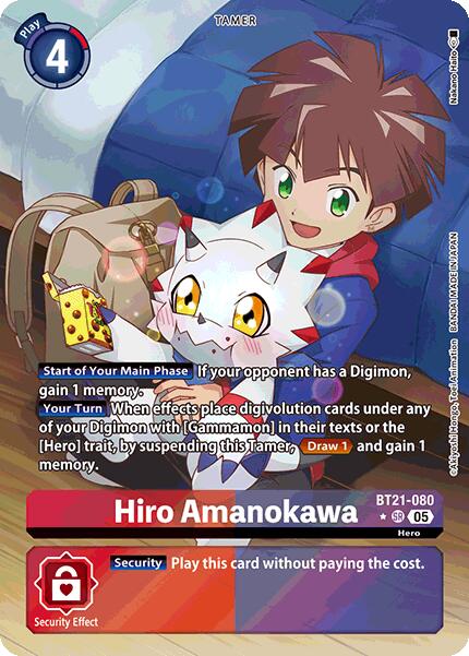 Hiro Amanokawa [BT21-080] (Alternate Art) [World Convergence] | Cracking-Singles