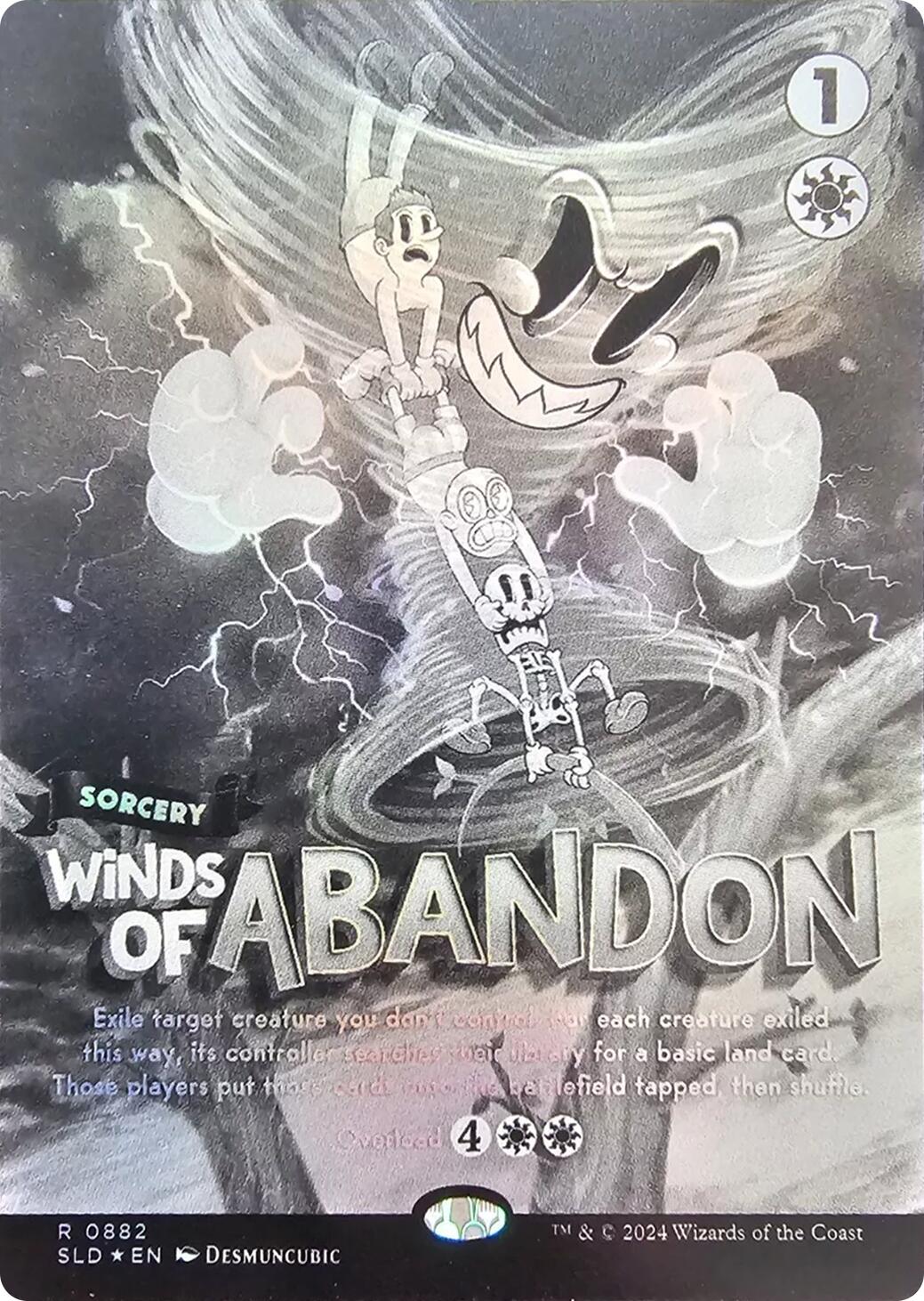 Winds of Abandon (Black & White Foil) [Secret Lair Drop Series] | Cracking-Singles