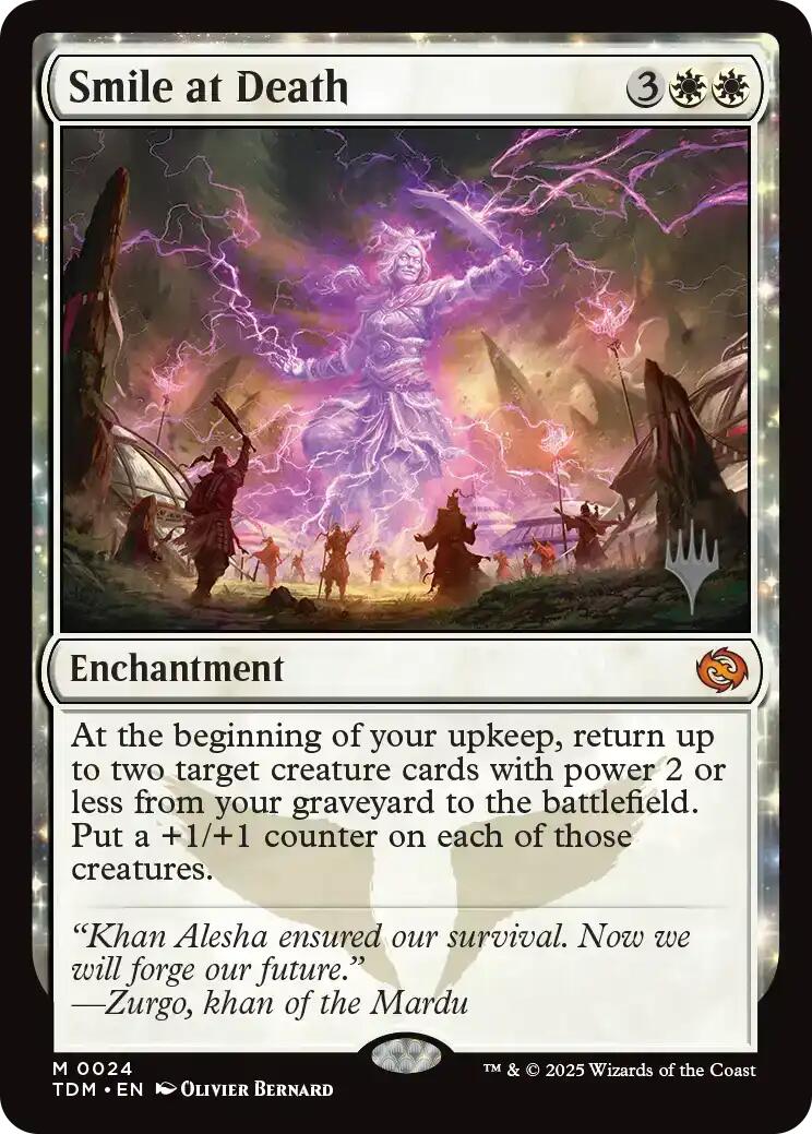 Smile at Death [Tarkir: Dragonstorm Promos] | Cracking-Singles