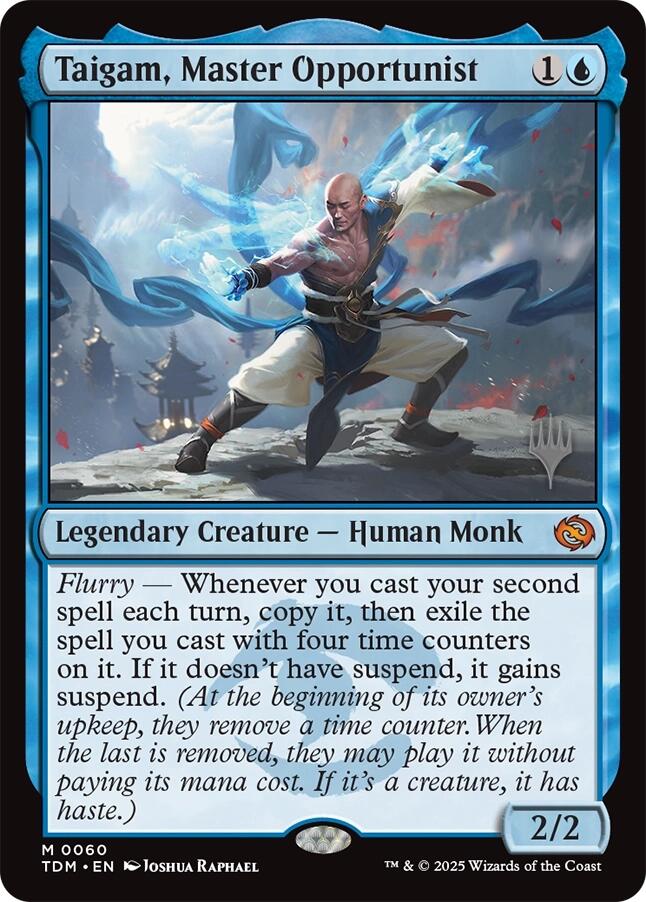Taigam, Master Opportunist [Tarkir: Dragonstorm Promos] | Cracking-Singles