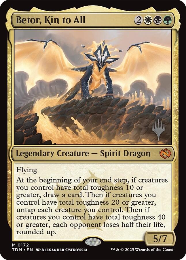Betor, Kin to All [Tarkir: Dragonstorm Promos] | Cracking-Singles