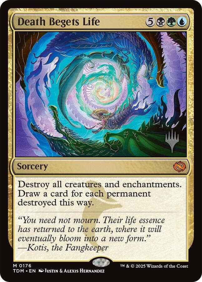 Death Begets Life [Tarkir: Dragonstorm Promos] | Cracking-Singles