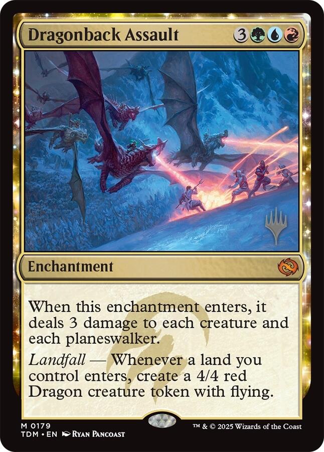 Dragonback Assault [Tarkir: Dragonstorm Promos] | Cracking-Singles