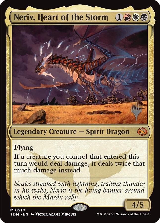 Neriv, Heart of the Storm [Tarkir: Dragonstorm Promos] | Cracking-Singles
