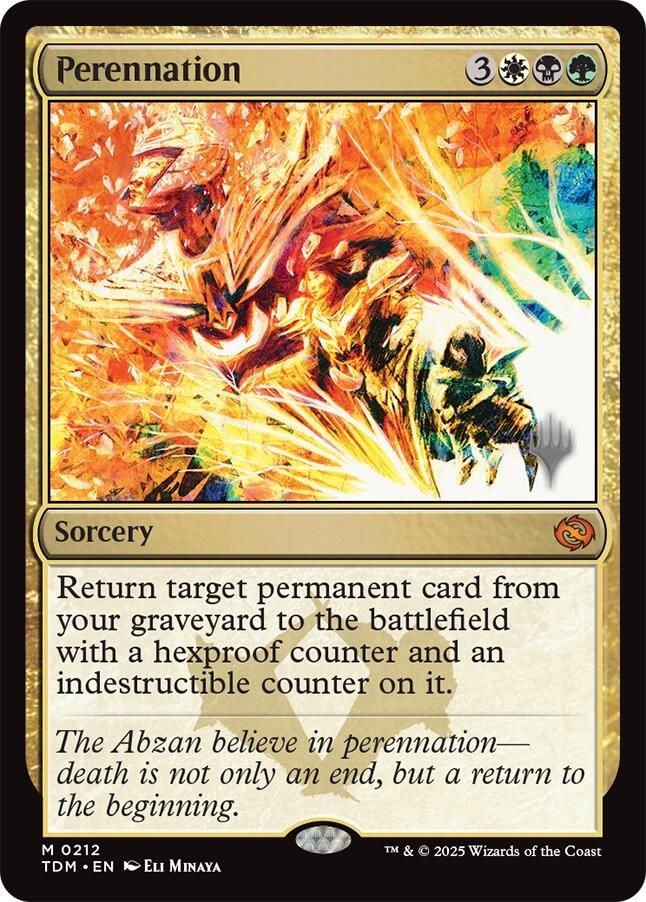 Perennation [Tarkir: Dragonstorm Promos] | Cracking-Singles