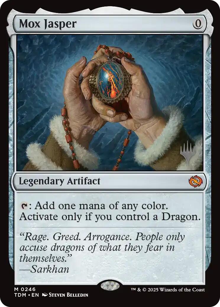 Mox Jasper [Tarkir: Dragonstorm Promos] | Cracking-Singles