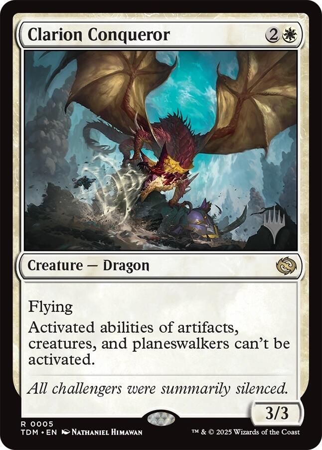 Clarion Conqueror [Tarkir: Dragonstorm Promos] | Cracking-Singles