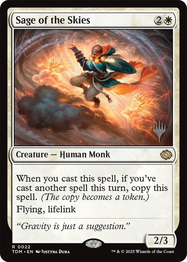 Sage of the Skies [Tarkir: Dragonstorm Promos] | Cracking-Singles