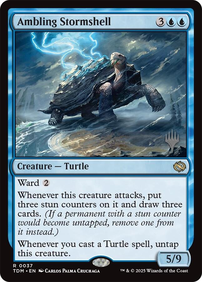 Ambling Stormshell [Tarkir: Dragonstorm Promos] | Cracking-Singles