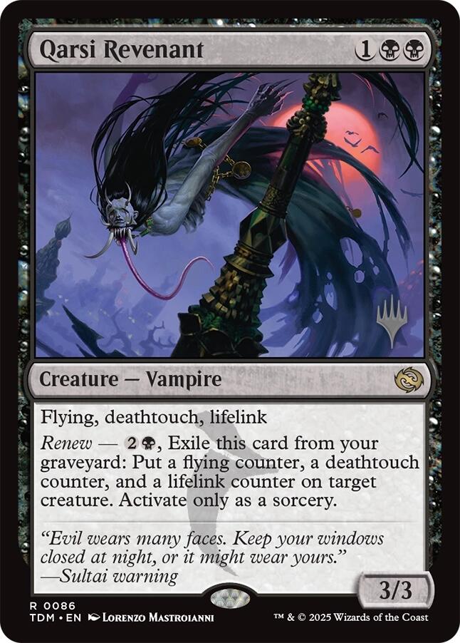 Qarsi Revenant [Tarkir: Dragonstorm Promos] | Cracking-Singles