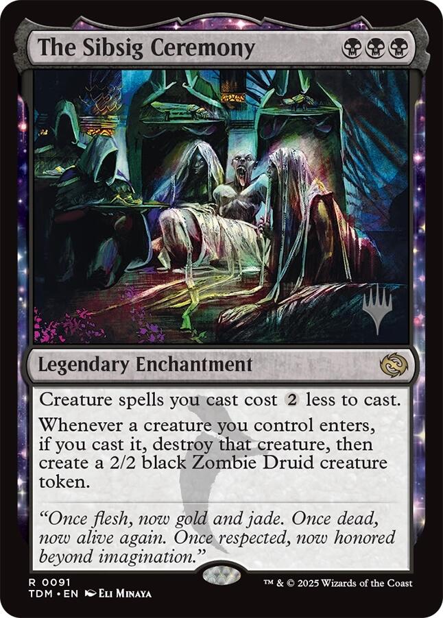 The Sibsig Ceremony [Tarkir: Dragonstorm Promos] | Cracking-Singles