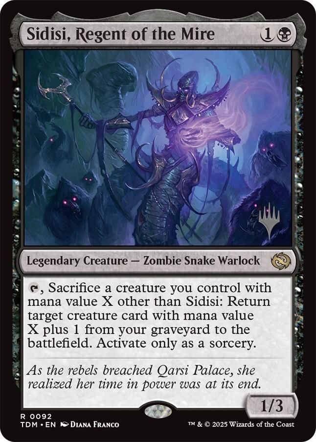Sidisi, Regent of the Mire [Tarkir: Dragonstorm Promos] | Cracking-Singles