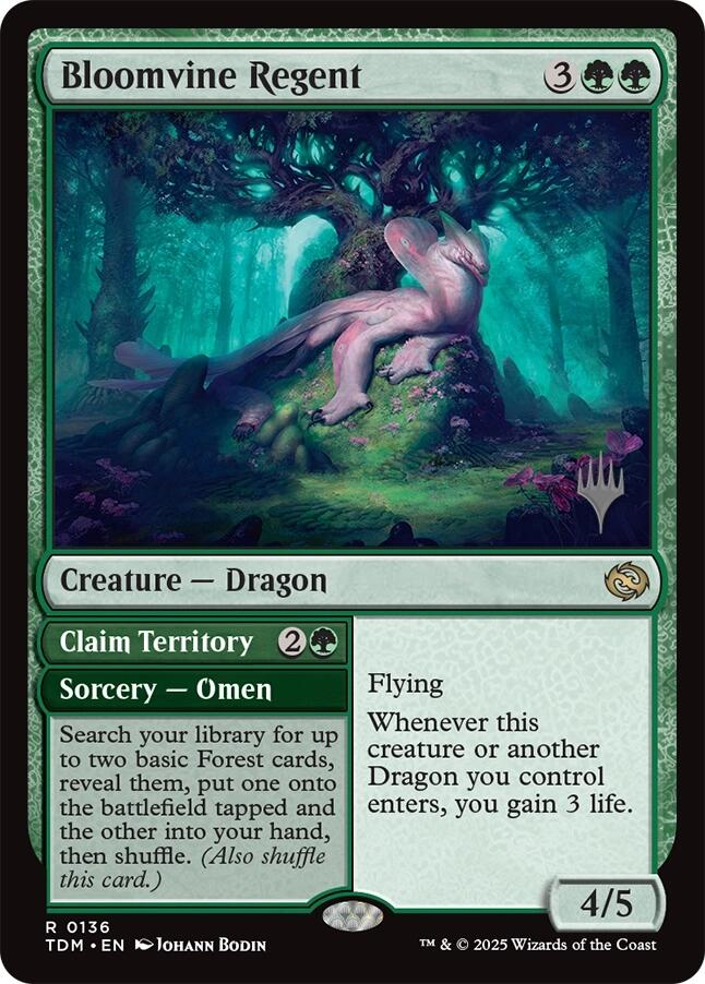 Bloomvine Regent [Tarkir: Dragonstorm Promos] | Cracking-Singles