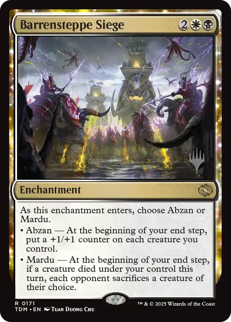 Barrensteppe Siege [Tarkir: Dragonstorm Promos] | Cracking-Singles