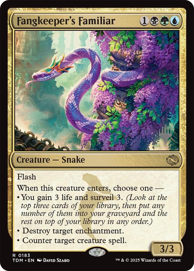 Fangkeeper's Familiar (Promo Pack) [Tarkir: Dragonstorm Promos] | Cracking-Singles
