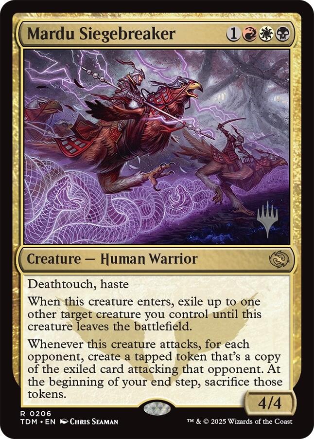 Mardu Siegebreaker [Tarkir: Dragonstorm Promos] | Cracking-Singles