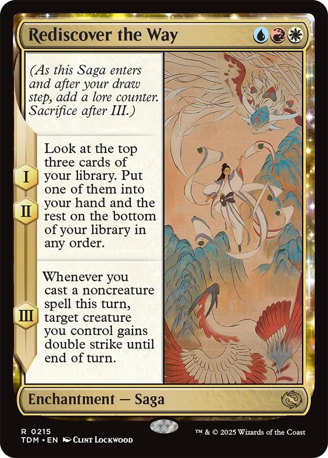 Rediscover the Way [Tarkir: Dragonstorm Promos] | Cracking-Singles