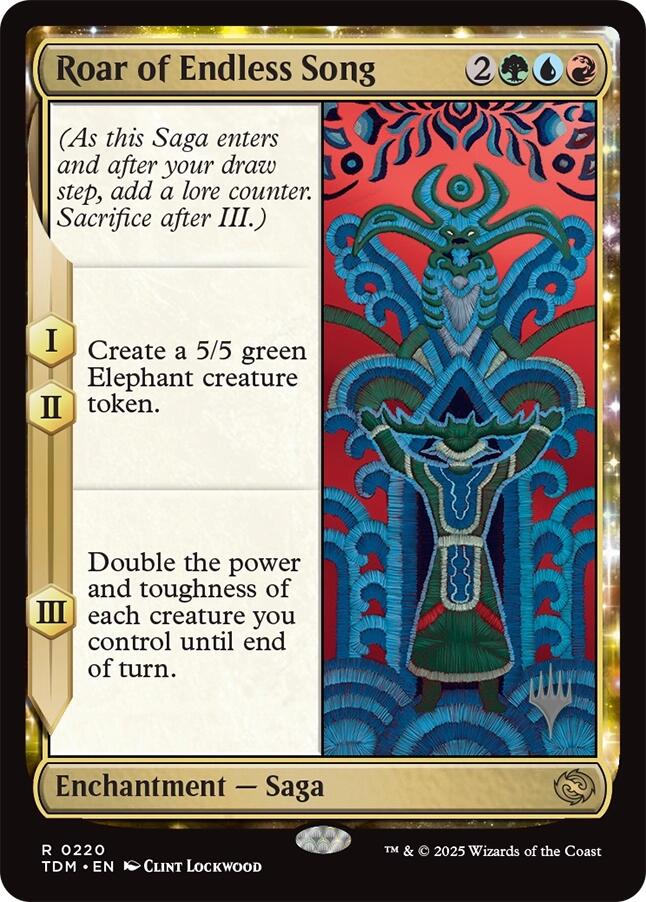 Roar of Endless Song [Tarkir: Dragonstorm Promos] | Cracking-Singles