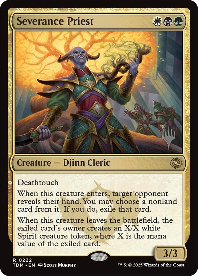 Severance Priest [Tarkir: Dragonstorm Promos] | Cracking-Singles