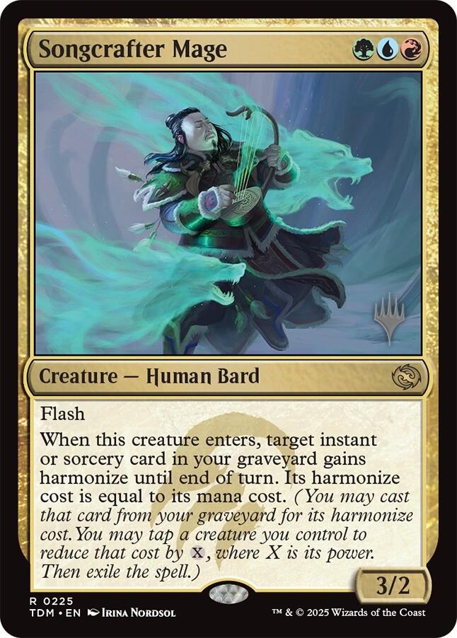 Songcrafter Mage [Tarkir: Dragonstorm Promos] | Cracking-Singles