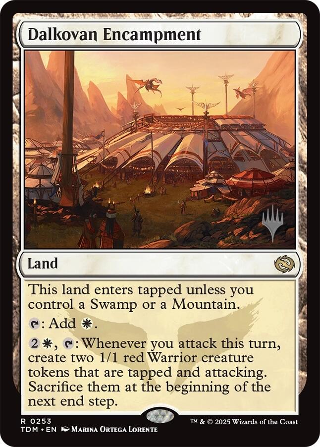 Dalkovan Encampment [Tarkir: Dragonstorm Promos] | Cracking-Singles