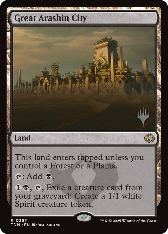 Great Arashin City [Tarkir: Dragonstorm Promos] | Cracking-Singles