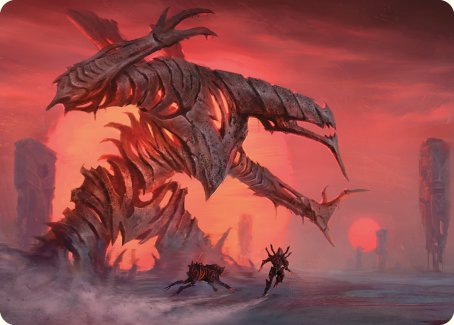 Red Sun's Zenith Art Card [Phyrexia: All Will Be One Art Series] | Cracking-Singles