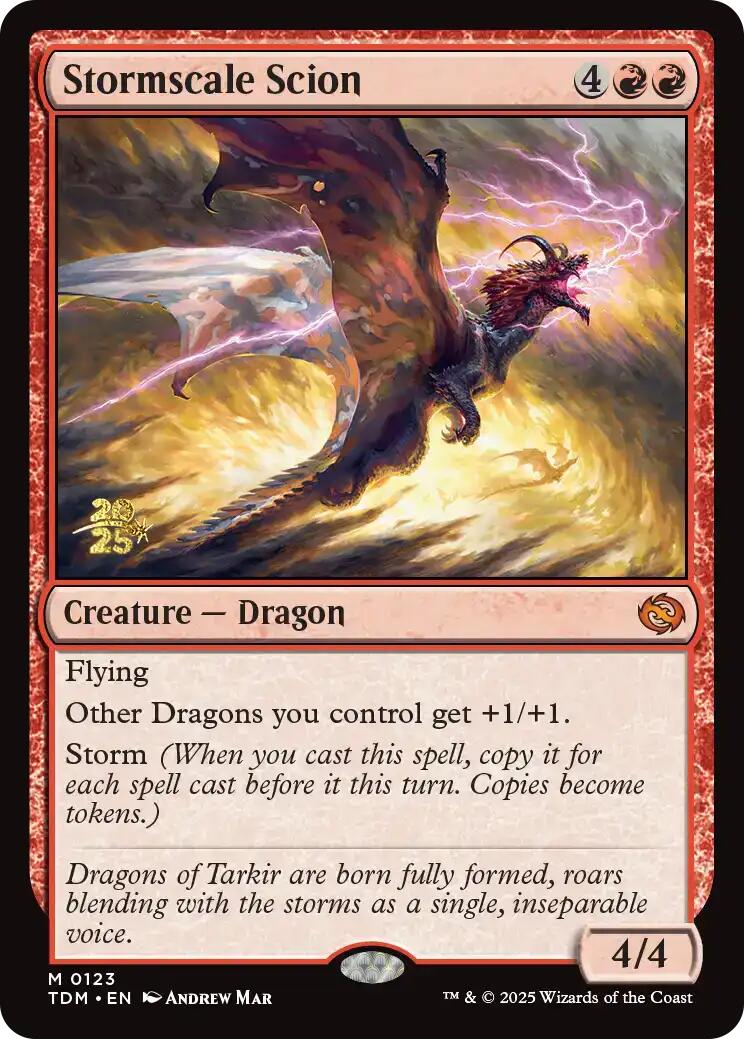 Stormscale Scion [Tarkir: Dragonstorm Prerelease Promos] | Cracking-Singles