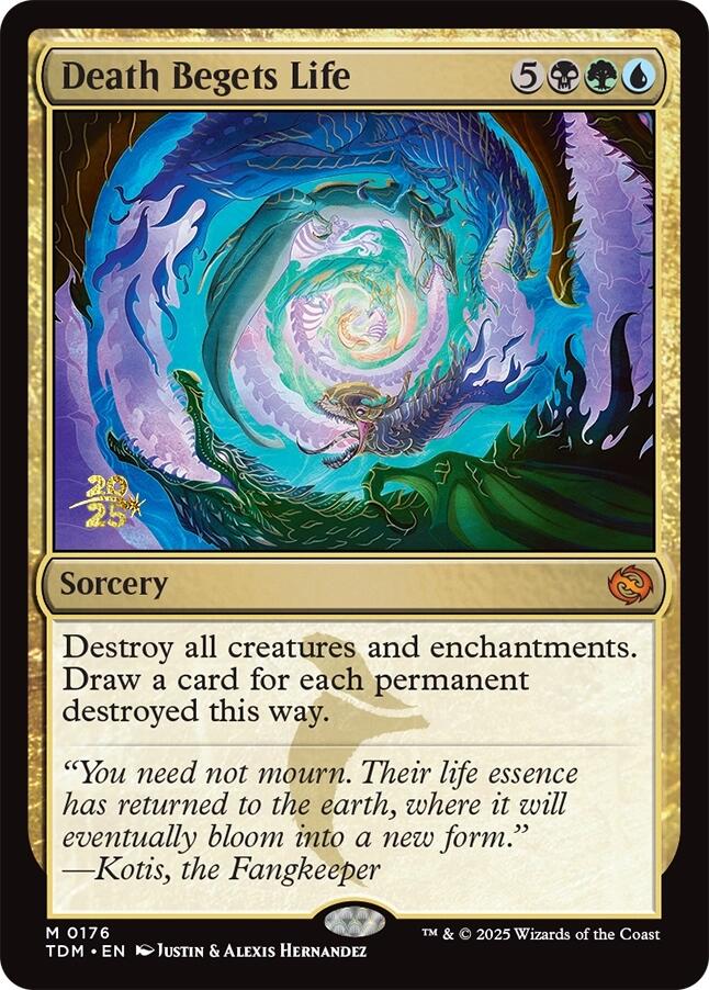 Death Begets Life [Tarkir: Dragonstorm Prerelease Promos] | Cracking-Singles