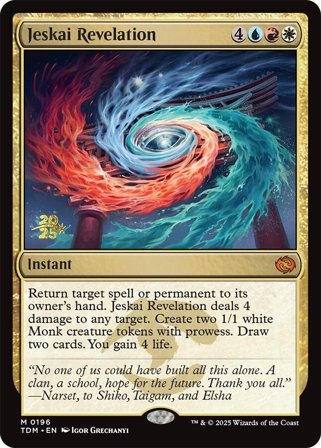 Jeskai Revelation [Tarkir: Dragonstorm Prerelease Promos] | Cracking-Singles