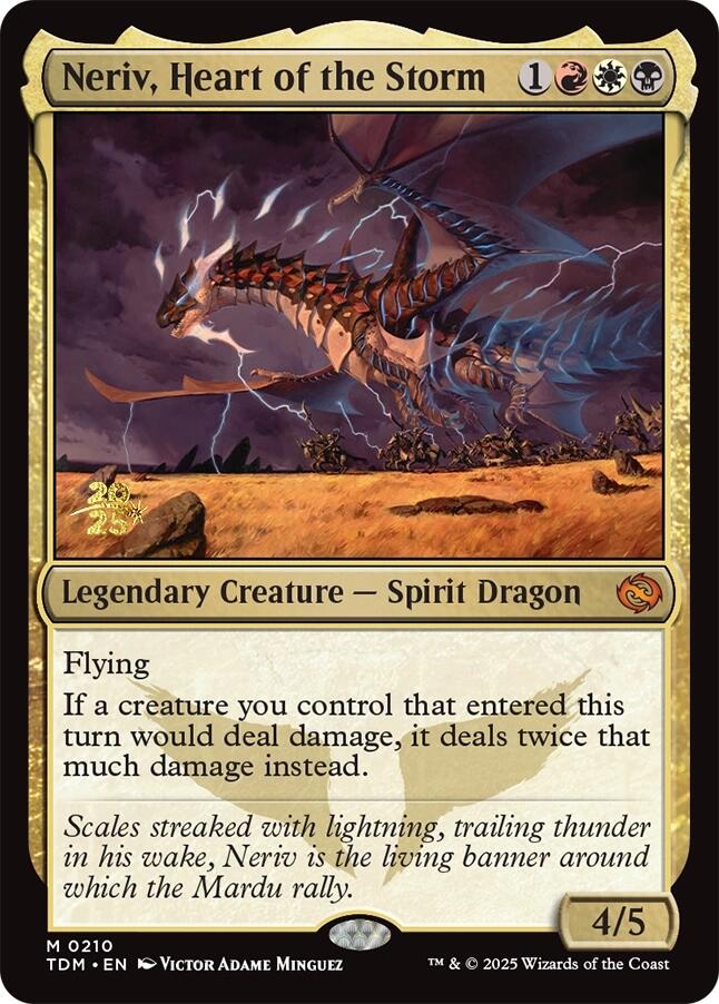 Neriv, Heart of the Storm [Tarkir: Dragonstorm Prerelease Promos] | Cracking-Singles