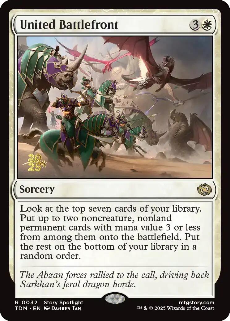 United Battlefront [Tarkir: Dragonstorm Prerelease Promos] | Cracking-Singles