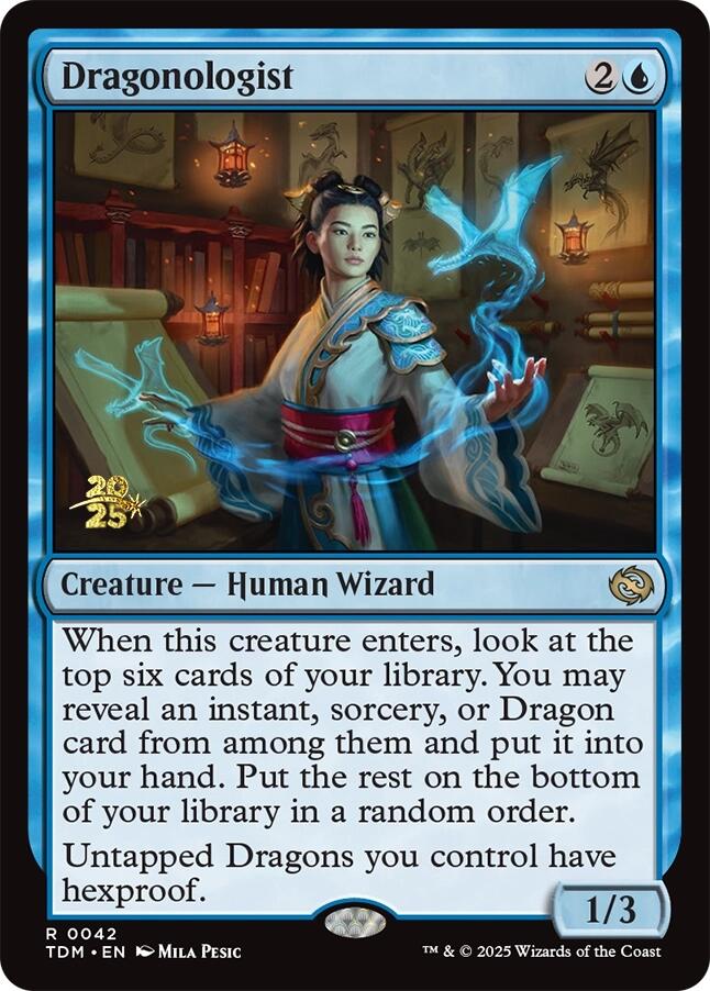 Dragonologist [Tarkir: Dragonstorm Prerelease Promos] | Cracking-Singles