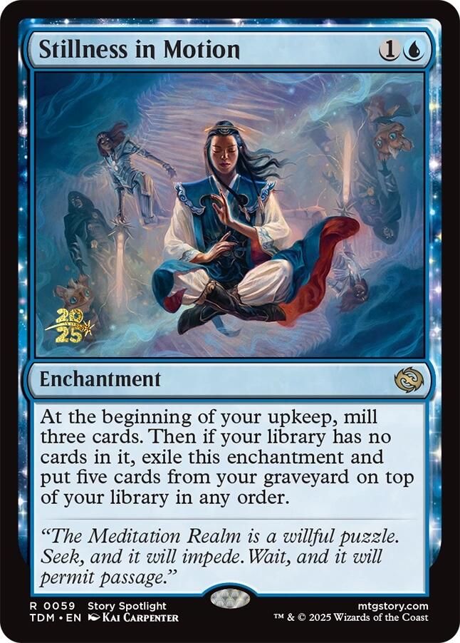 Stillness in Motion [Tarkir: Dragonstorm Prerelease Promos] | Cracking-Singles
