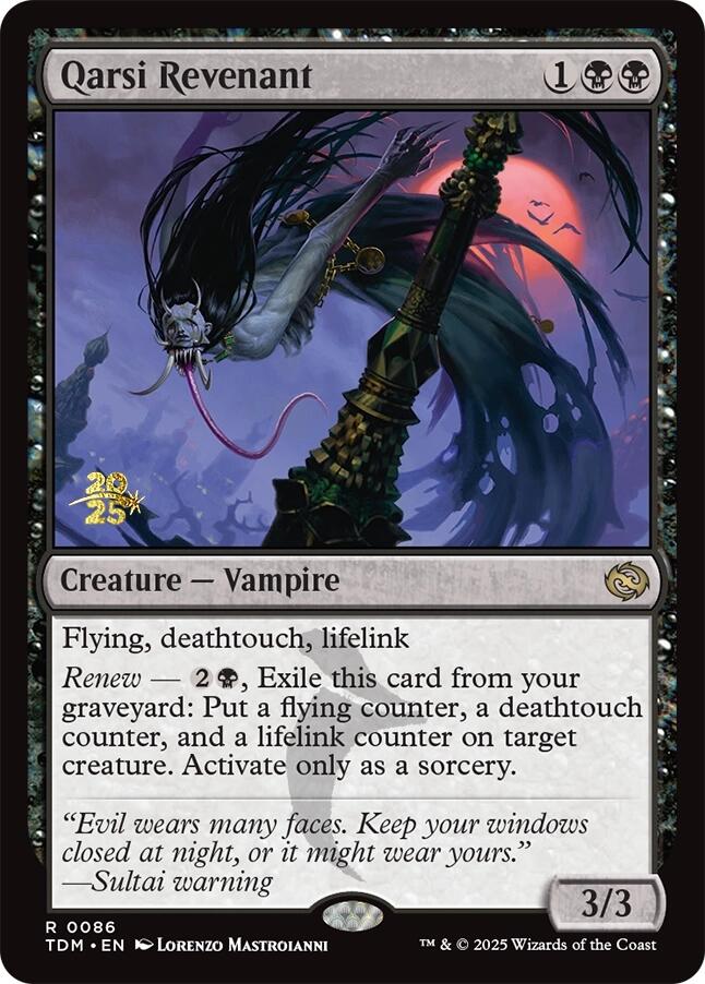 Qarsi Revenant [Tarkir: Dragonstorm Prerelease Promos] | Cracking-Singles