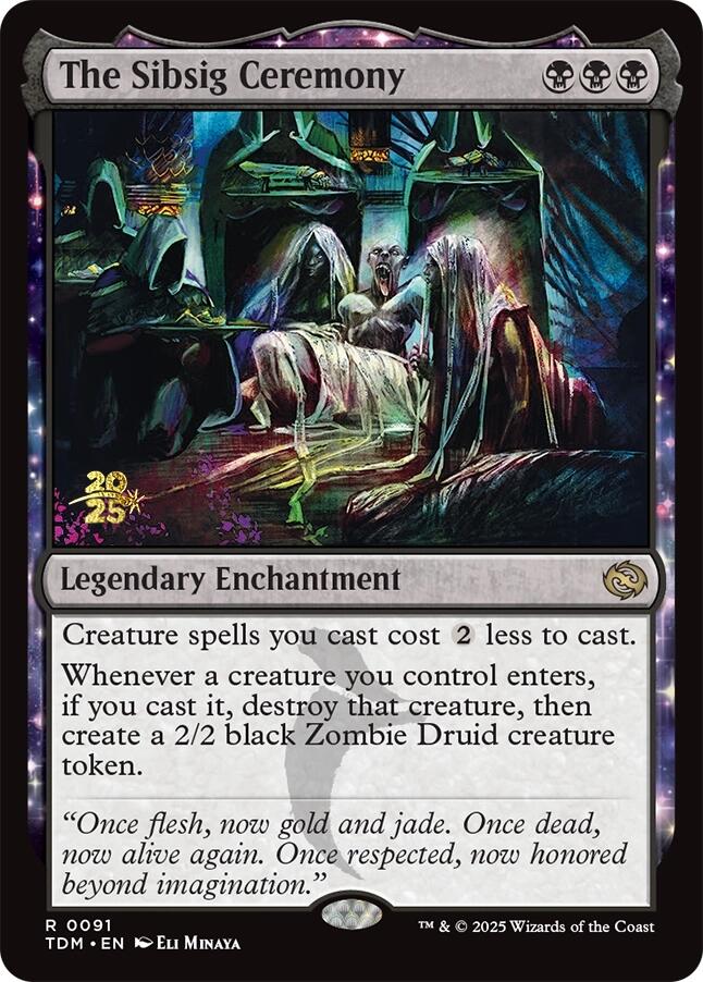 The Sibsig Ceremony [Tarkir: Dragonstorm Prerelease Promos] | Cracking-Singles