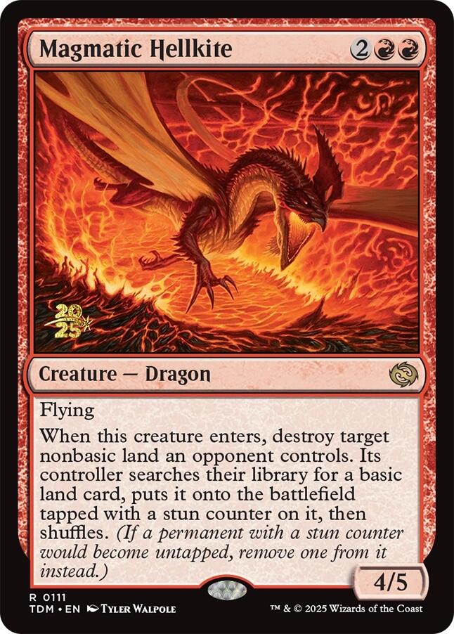 Magmatic Hellkite [Tarkir: Dragonstorm Prerelease Promos] | Cracking-Singles