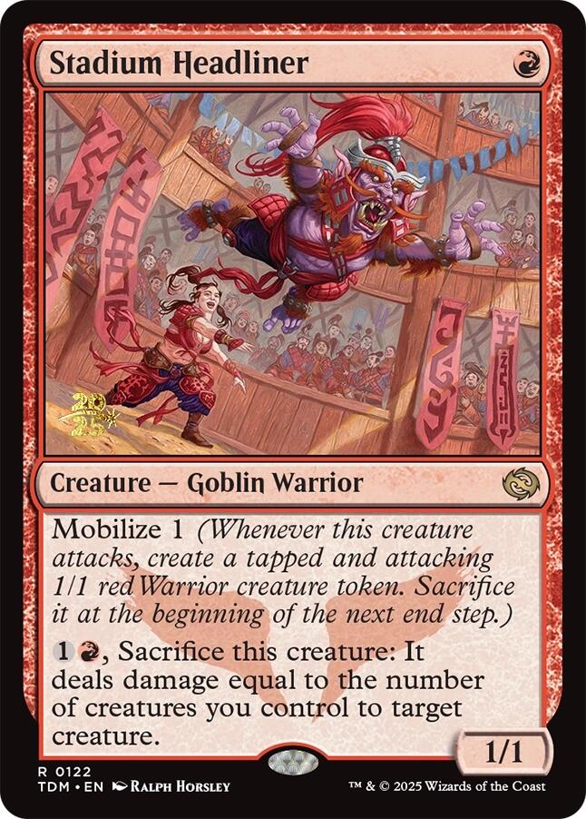 Stadium Headliner [Tarkir: Dragonstorm Prerelease Promos] | Cracking-Singles