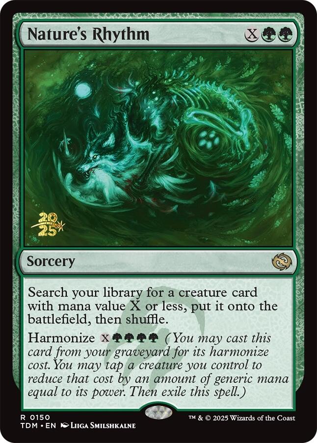 Nature's Rhythm [Tarkir: Dragonstorm Prerelease Promos] | Cracking-Singles